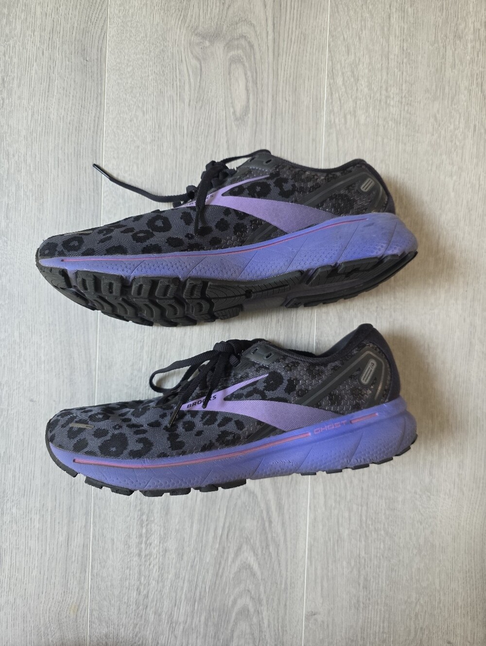 Brooks Ghost Running Shoes Cheetah Print